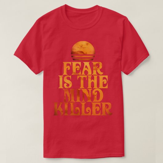 恐怖はマインドキラー Tシャツ (デザイン正面)