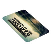 「恐怖は一致しない」モチベーション肯定柔軟 マグネット (右側)