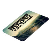 「恐怖は一致しない」モチベーション肯定柔軟 マグネット (左側)