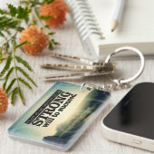 「恐怖は一致しない」モチベーション肯定 キーホルダー (正面右)