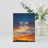 恐怖は信仰の欠如である ポストカード (スタンド正面)