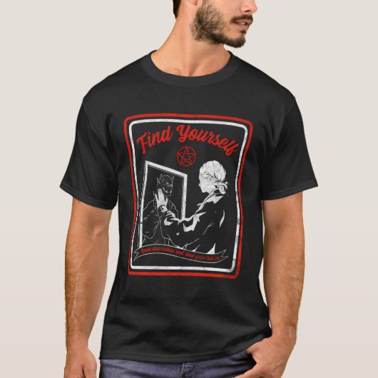 恐怖は内に悪魔を見つける Tシャツ (正面)
