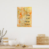 恐怖は単なる活力である ポスター (キッチン)