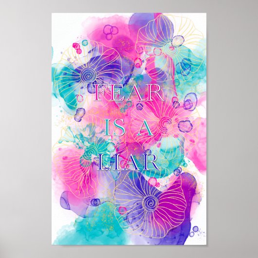 恐怖は嘘つきやる気を起こさせる- ポスター (正面)