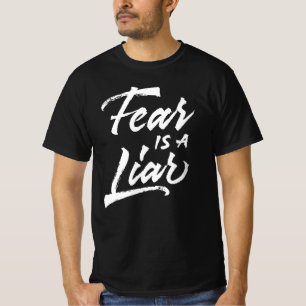 恐怖は嘘つき Tシャツ