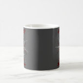 恐怖は幻想である – 不気味なスカルクモ コーヒーマグカップ (中央)