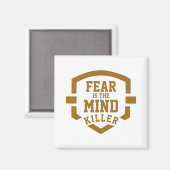 恐怖は心を殺す要因である マグネット (正面/裏面)