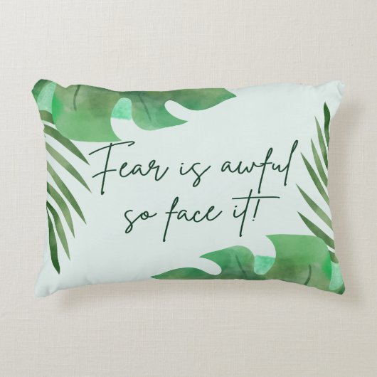 恐怖は恐ろしいから顔だ！ アクセントクッション (正面)