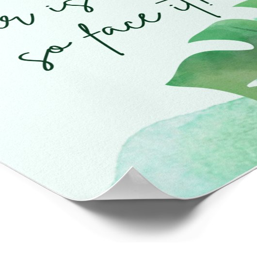 恐怖は恐ろしいから顔だ! ポスター (角)