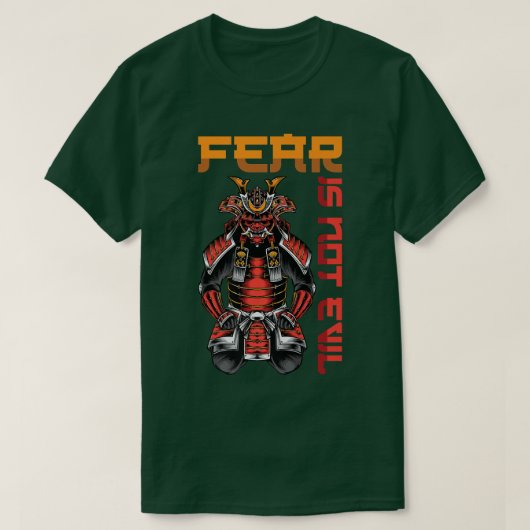 恐怖は悪ではないアニメ忍者カタナスサムライスB Tシャツ (デザイン正面)