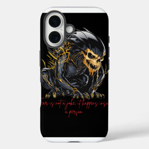恐怖は現実 iPhone 16ケース