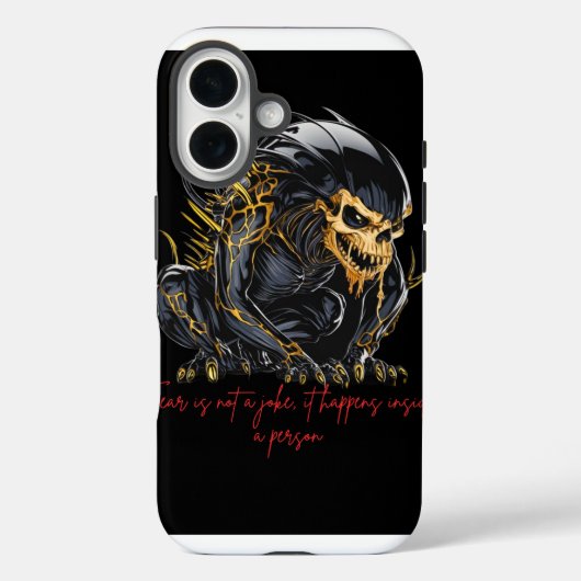 恐怖は現実 Case-Mate iPhoneケース (裏面)