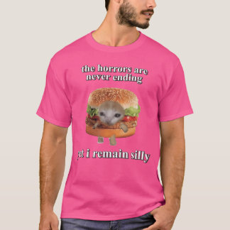 恐怖は終わらないが、私は馬鹿だ fr tシャツ