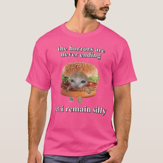 恐怖は終わらないが、私は馬鹿だ fr tシャツ (正面)