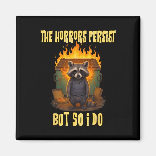 恐怖は続くが、Racも続おもしろいくやる気を起こさせる マグネット (正面)