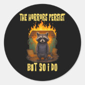 恐怖は続くが、Racも続おもしろいくやる気を起こさせる ラウンドシール (正面)