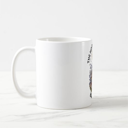 恐怖は続くけど私も続く  コーヒーマグカップ (左)