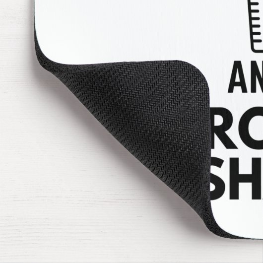 恐怖は、あなたが古いプロテインシェイクジムのハムを見つけたとき マウスパッド (コーナー)