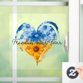 恐怖ひまわりハート ウィンドウサイン (ホーム)