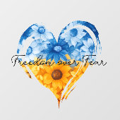 恐怖ひまわりハート ウィンドウサイン (シート)