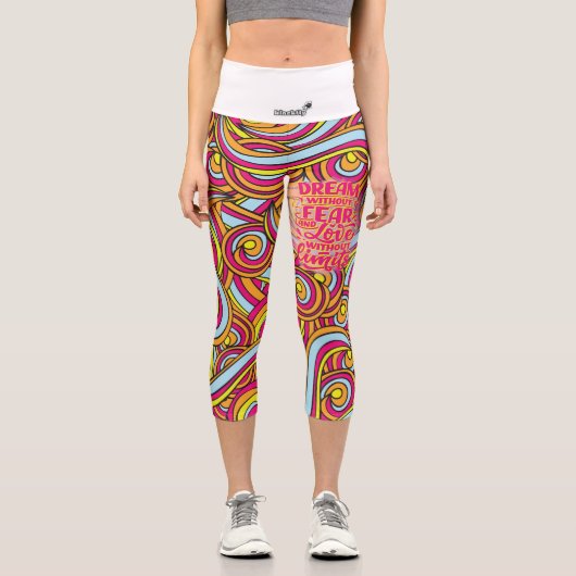 恐怖も愛も限界も無く夢を！ カプリレギンス (正面)