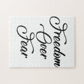 恐怖よりも自由 ジグソーパズル (横)