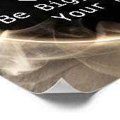 恐怖より大きな信やる気を起こさせる念 ポスター (角)