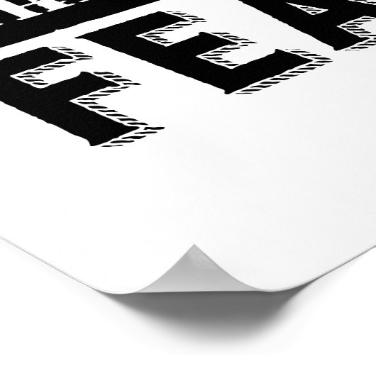 恐怖より大きな夢を見るやる気を起こさせる ポスター (角)