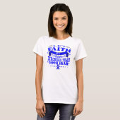恐怖より強い結腸がん信仰 Tシャツ (正面フル)
