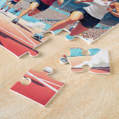 恐怖を受け入れる – かわいいやる気を起こさせるランナー ジグソーパズル (側面)