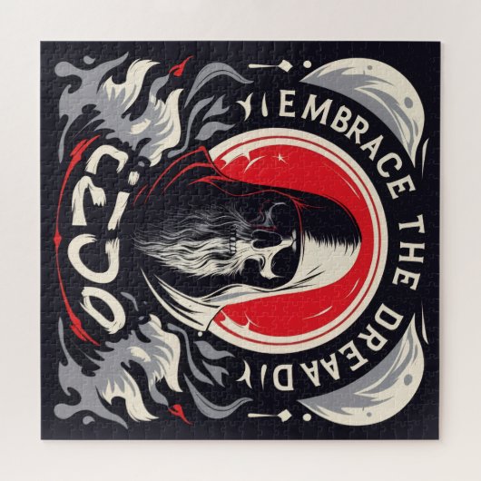 恐怖を受け入れる：死神の芸術 ジグソーパズル (横)