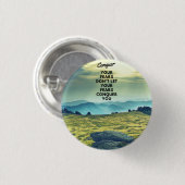 恐怖を征服するボタン 缶バッジ (正面&裏面)