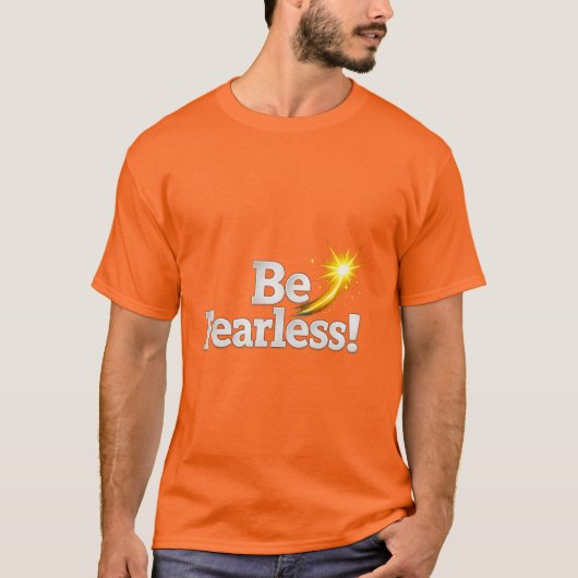 恐怖を恐れず - 基本的Ｔシャツ Tシャツ (正面)