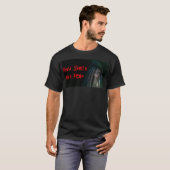 恐怖を恐れない恐ろしい少女 Tシャツ (正面フル)