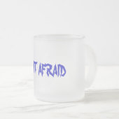 恐怖を感じながら実行 マグカップ (正面右)