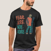 恐怖を捨て乗り越えろ Tシャツ (正面)