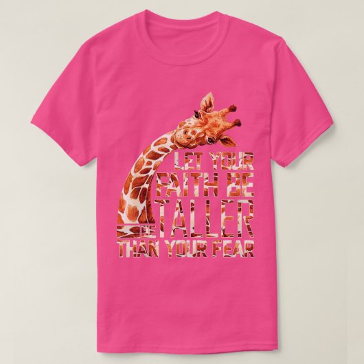 恐怖キリンより信仰を高くせよ Tシャツ (デザイン正面)