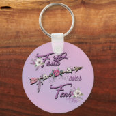 恐怖キーチェーンに対する信仰 キーホルダー (正面)