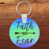 恐怖キーチェーンに対する信仰 キーホルダー (正面)