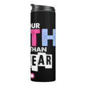 恐怖グラフィックよりも大きな信仰 タンブラー (回転右)