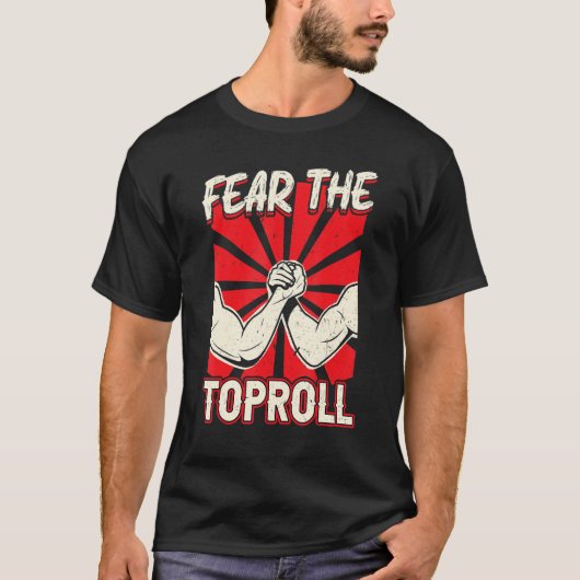 恐怖ザトプロルアームレスリング Tシャツ (正面)