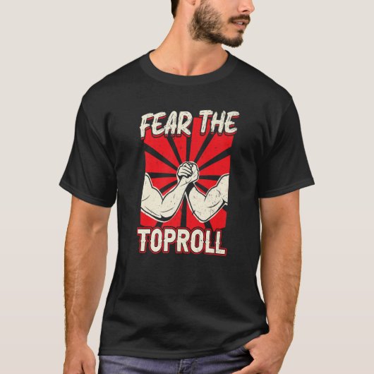 恐怖ザトプロルアームレスリング Tシャツ (正面)