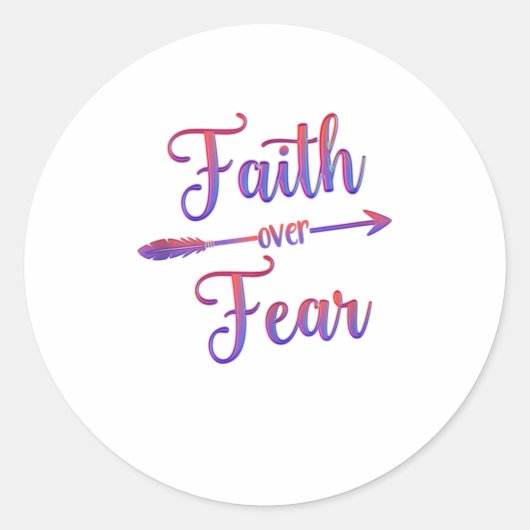 恐怖タンクのトップへの信仰 ラウンドシール (正面)