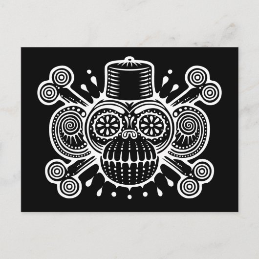 恐怖フェズヒゲ ポストカード (正面)