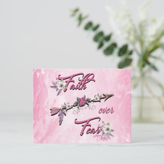 恐怖ポストカードに対する信仰 ポストカード (スタンド正面)