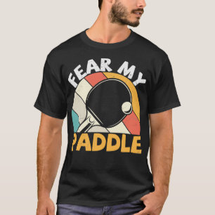 恐怖マイパドルテおもしろいーブルテニスデザインクラシックT Tシャツ