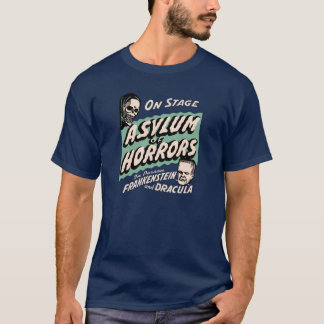 恐怖ヴィンテージの幽霊ショーポスターの保護所 Tシャツ