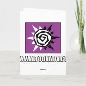 恐怖壁のバースデー・カード カード (裏面)