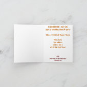 恐怖夜ハローウィンパーティの招待 招待状 (内部)