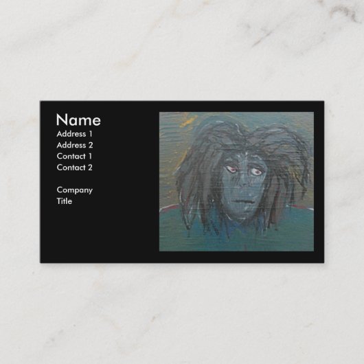 恐怖宅配便 名刺 (正面)